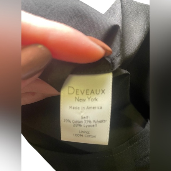 Deveaux New York Black Meadow Off The Shoulder Belted Midi Dress Size 0 - Picture 7 of 9